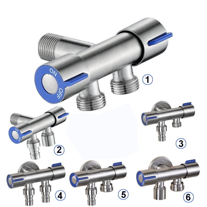 Toilet Fill Valve - G1/2 304 ステンレス鋼バルブ 1 つの入口と 2