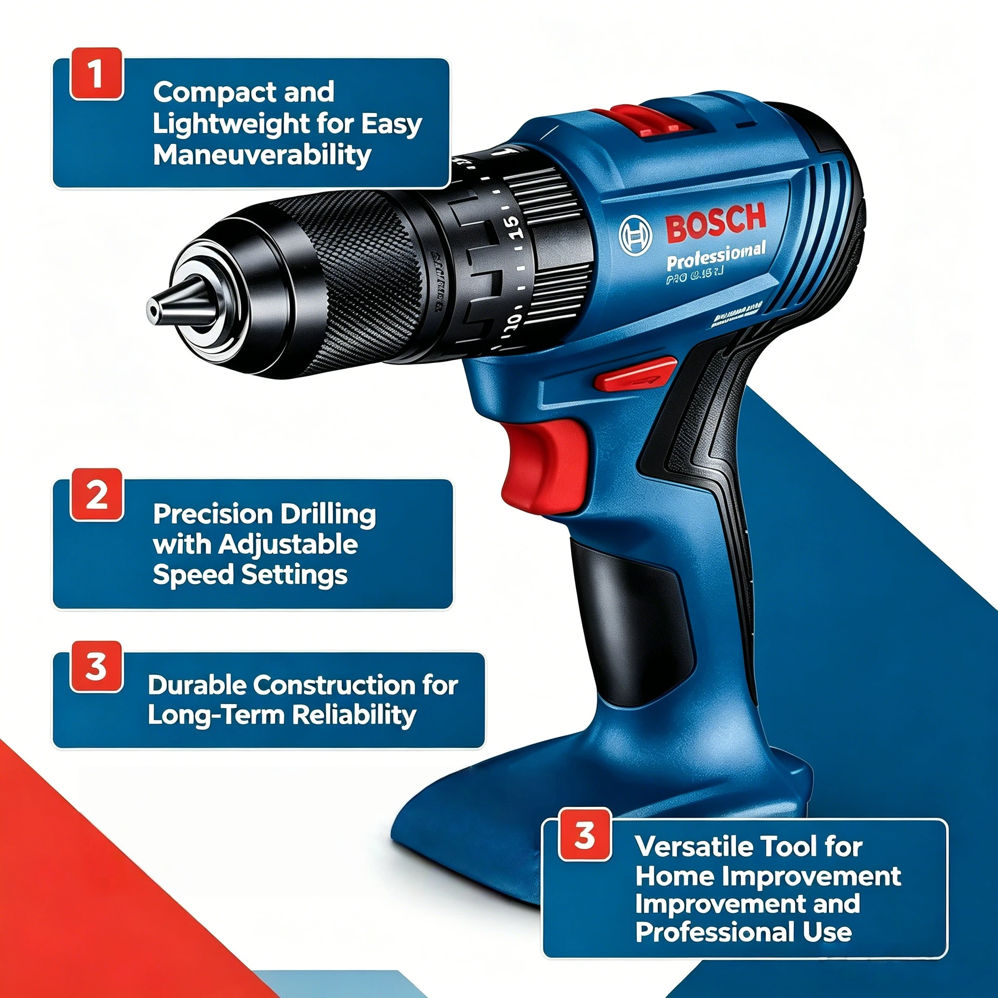 ボッシュ GSB 185-LI 18V ブラシレスコードレス - Bosch Drill Gsb 18V のレビューと価格
