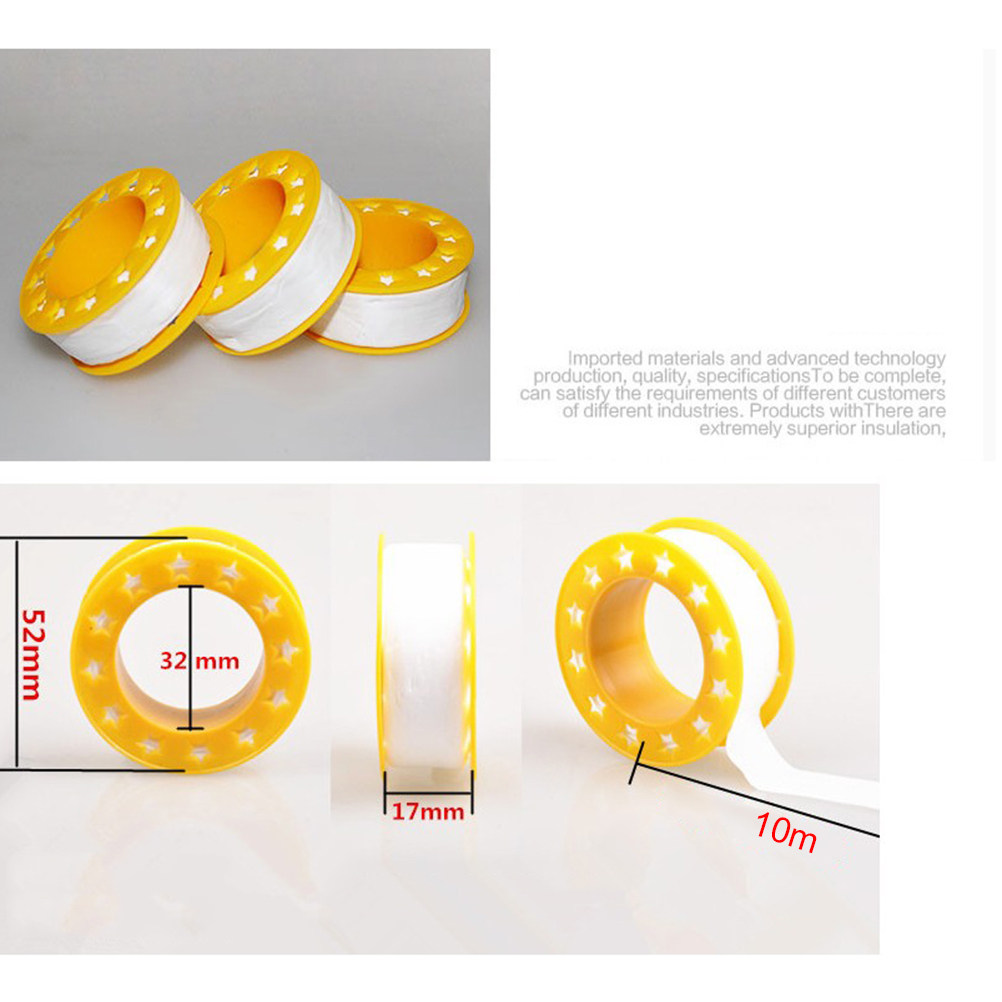 10ロール プレミアムPTFEシールテープ 防水工業用シーラ - Ptfe Tape Thread のレビューと価格