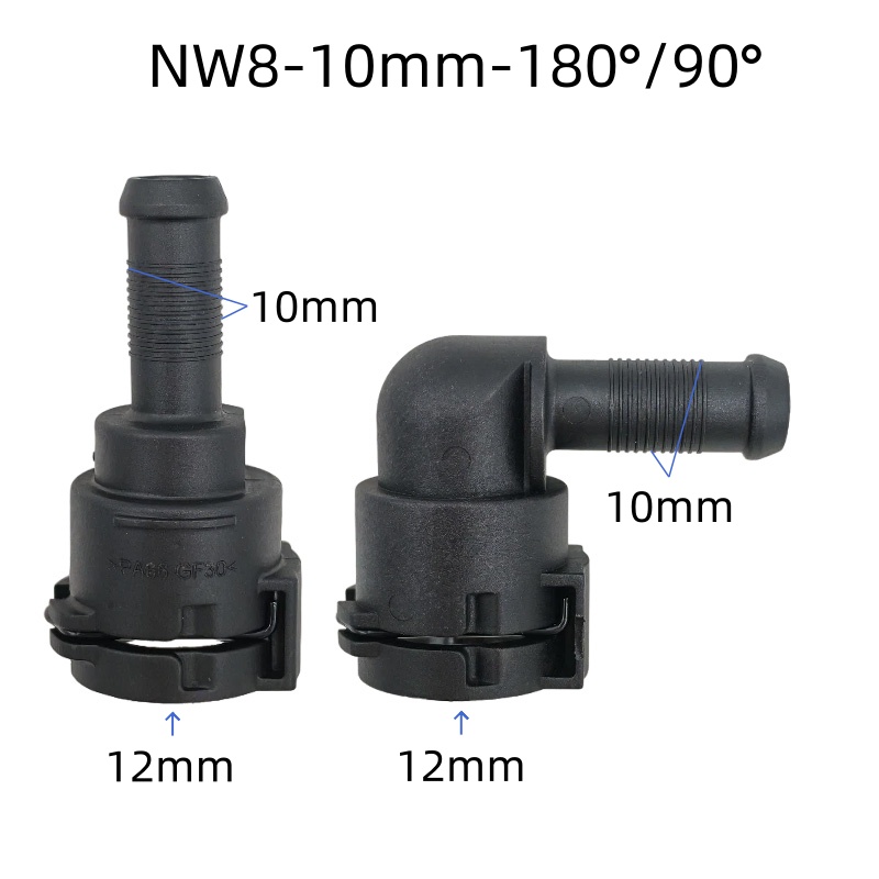NW8 10 ミリメートル 90 度エルボ冷却水パイプ継手自 - Plastic Pipe Clip のレビューと価格