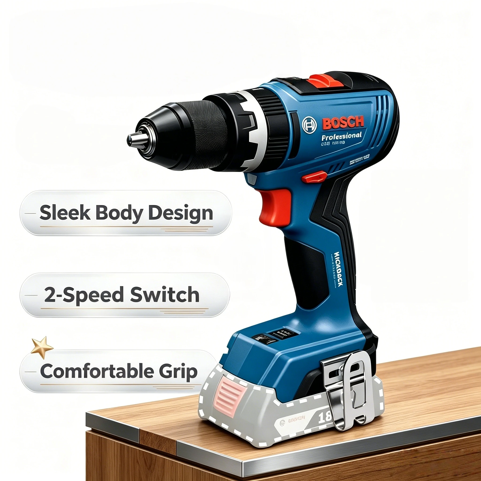 コンパクトなボッシュ GSR 18V-65、GSB 18V- - Bosch Drill Gsb 18V のレビューと価格